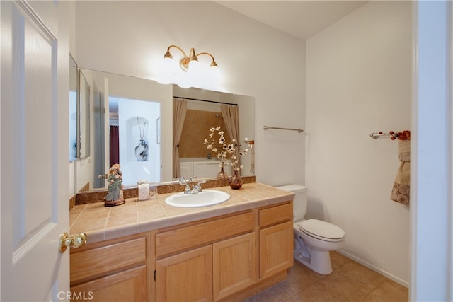 29427 Bentcreek Ct, Menifee, CA 92584 - bathroom featuring vanity and tile patterned flooring