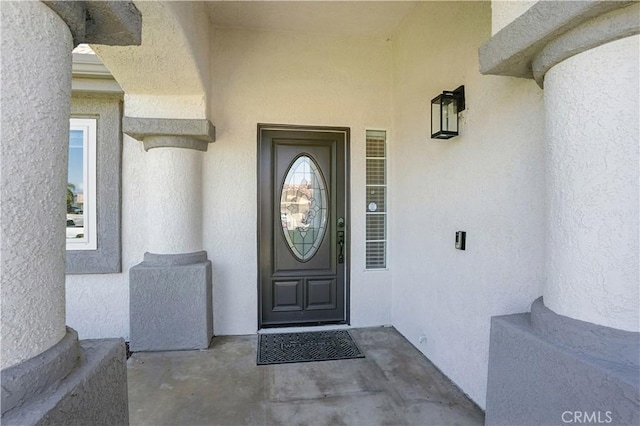 28591 Corvus Way, Menifee, CA 92586 - view of exterior entry with stucco siding