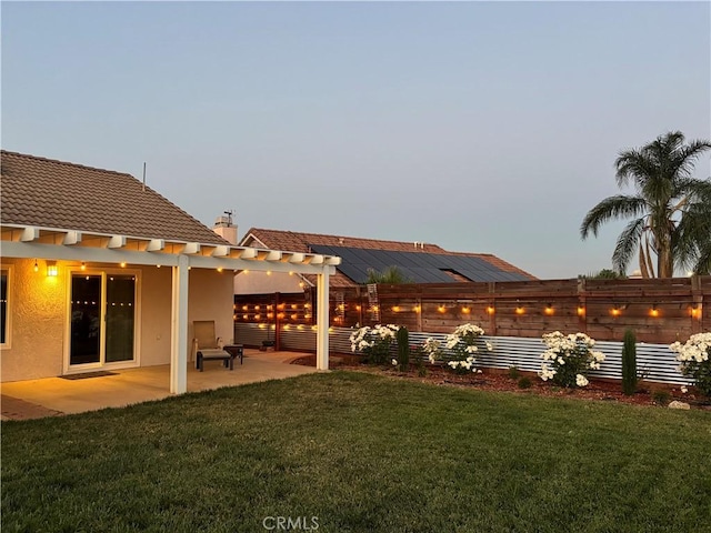 28591 Corvus Way, Menifee, CA 92586 - view of yard with a patio area