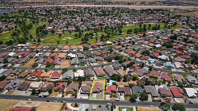 12745 Autumn Leaves Ave, Victorville, CA 92395 - aerial overview of property's location featuring property boundaries highlighted and nearby suburban area