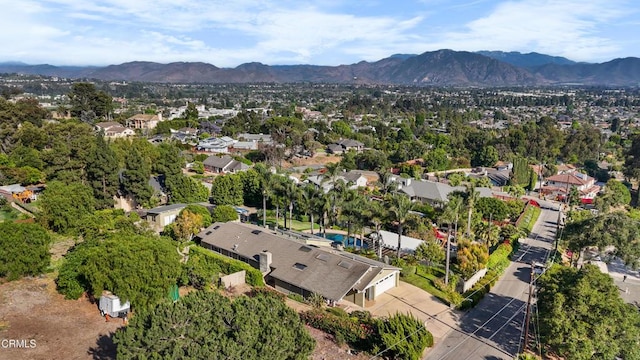 590 Alosta Dr, Camarillo, CA 93010 - aerial overview of property's location featuring mountains and nearby suburban area