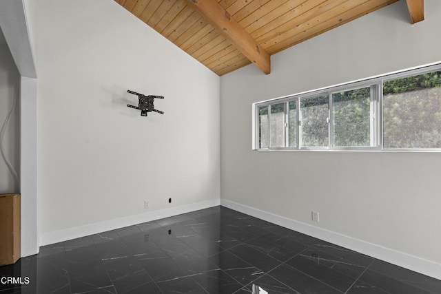 590 Alosta Dr, Camarillo, CA 93010 - empty room with wooden ceiling and baseboards
