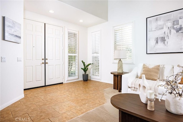 42355 Mountain View Ct, Murrieta, CA 92562 - foyer entrance featuring light tile patterned floors and recessed lighting
