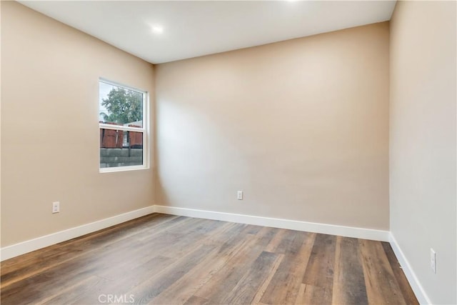 3067 Genevieve St, San Bernardino, CA 92405 - empty room featuring baseboards and wood finished floors
