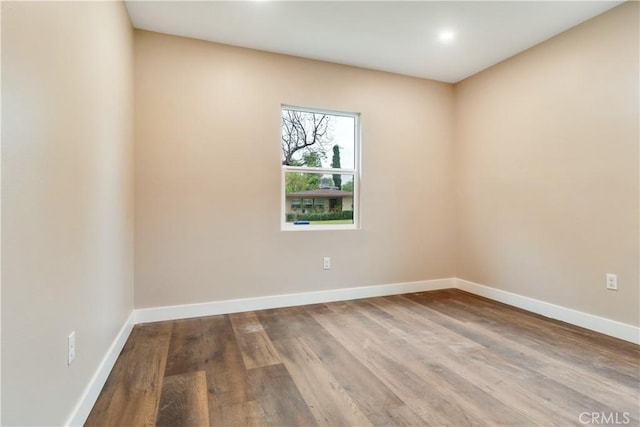 3067 Genevieve St, San Bernardino, CA 92405 - empty room featuring wood finished floors and baseboards