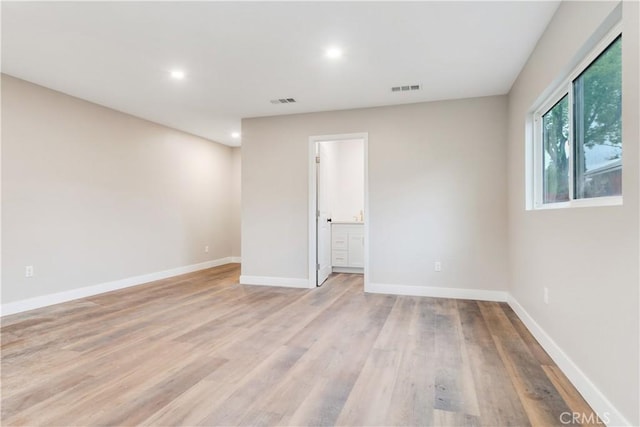 3067 Genevieve St, San Bernardino, CA 92405 - spare room featuring light wood-style flooring and recessed lighting