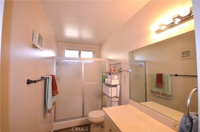 27958 Foxfire St, Menifee, CA 92586 - bathroom featuring a shower stall and vanity