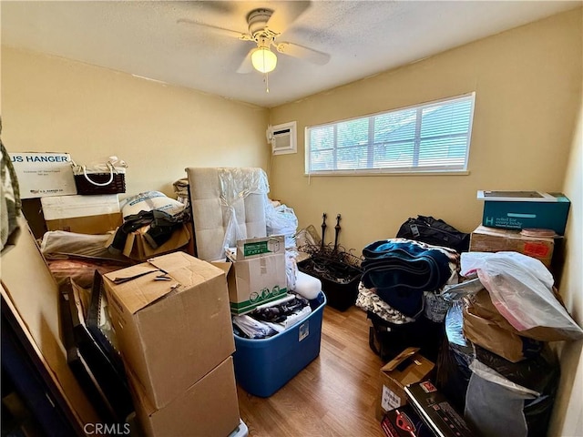 2616 N King St, Bakersfield, CA 93305 - storage with a ceiling fan and a wall unit AC