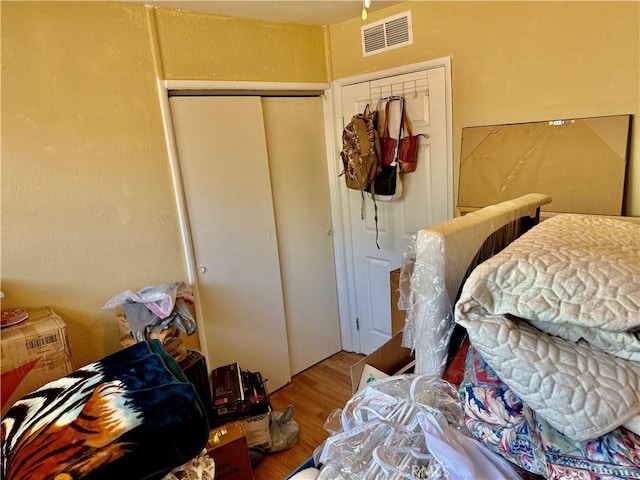 2616 N King St, Bakersfield, CA 93305 - bedroom with a closet and wood finished floors
