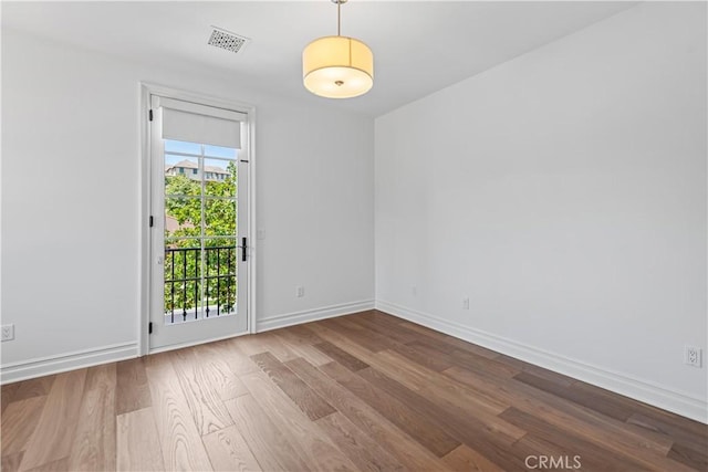 25471 Prado De Oro, Calabasas, CA 91302 - spare room featuring wood finished floors and baseboards