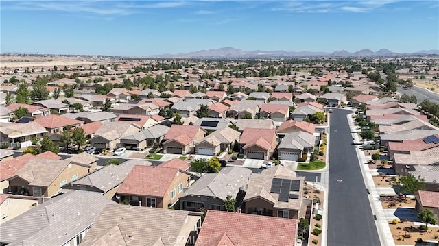 19485 Tor Hill Ln, Apple Valley, CA 92308 - aerial perspective of suburban area featuring a mountain backdrop