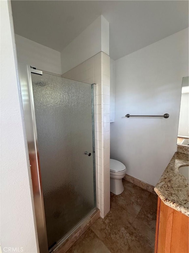 4561 Mimosa Dr, Yorba Linda, CA 92886 - bathroom with a shower stall, vanity, and tile patterned flooring