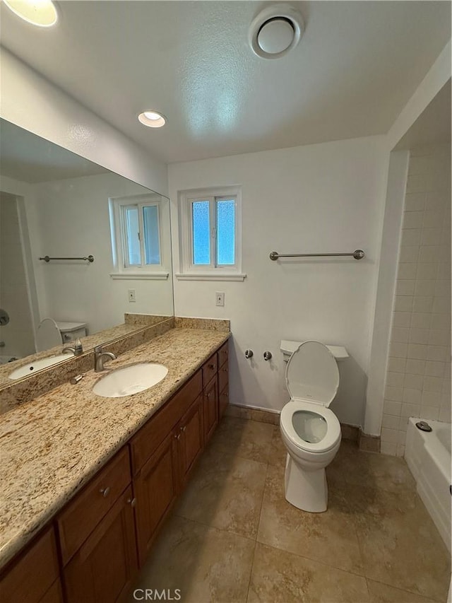 4561 Mimosa Dr, Yorba Linda, CA 92886 - bathroom featuring vanity and tile patterned flooring