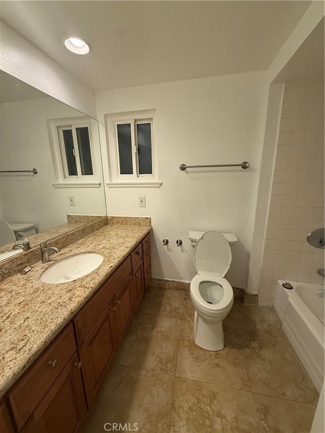 4561 Mimosa Dr, Yorba Linda, CA 92886 - full bathroom featuring vanity and tile patterned floors