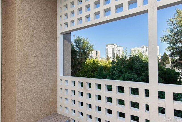 3998 Nobel Dr Unit 302, San Diego, CA 92122 - balcony featuring a view of city