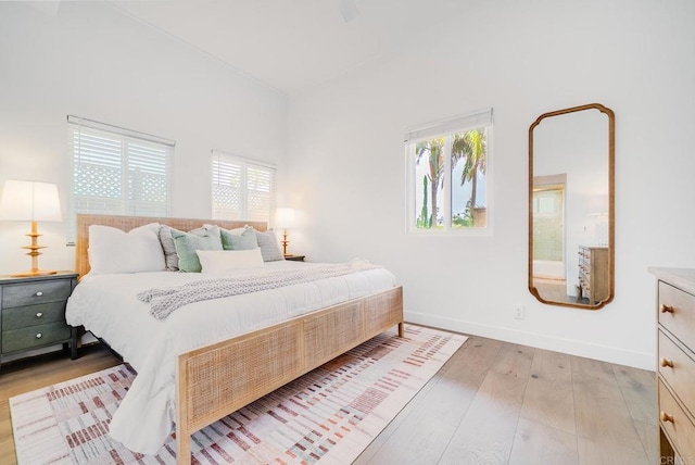 231 5th St, Encinitas, CA 92024 - bedroom with baseboards and light wood-style flooring