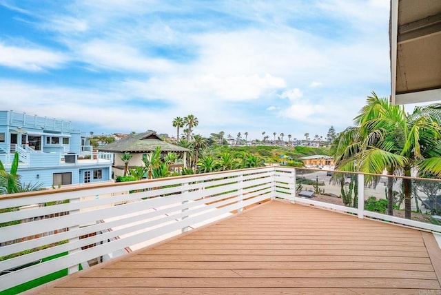 231 5th St, Encinitas, CA 92024 - deck featuring a residential view