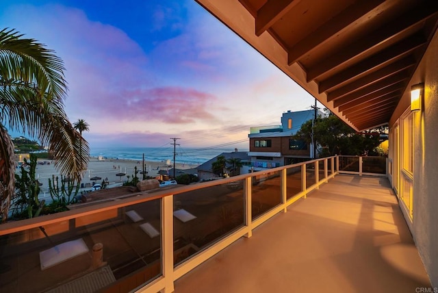 231 5th St, Encinitas, CA 92024 - view of balcony at dusk