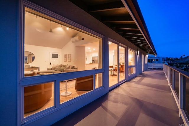 231 5th St, Encinitas, CA 92024 - patio / terrace featuring a wall mounted air conditioner