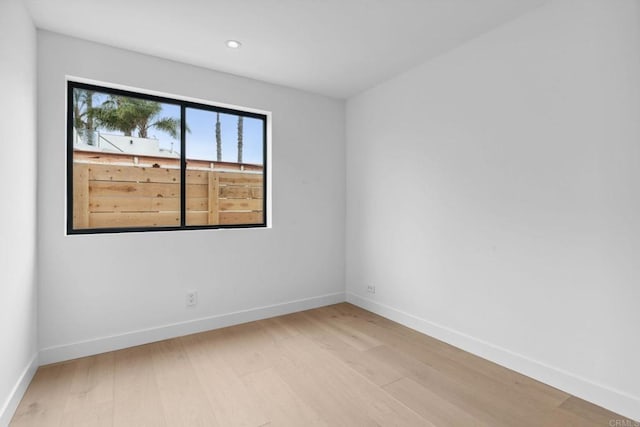 2052 Montgomery Ave, Cardiff By The Sea, CA 92007 - spare room featuring light wood-style floors and recessed lighting
