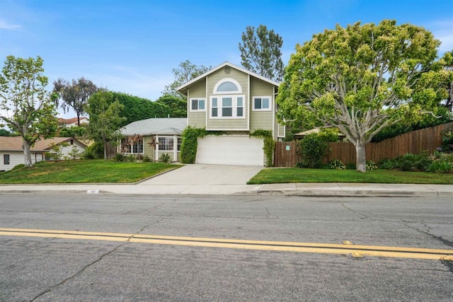 915 Lake Ridge Dr, San Marcos, CA 92078 - view of front facade with a garage and driveway