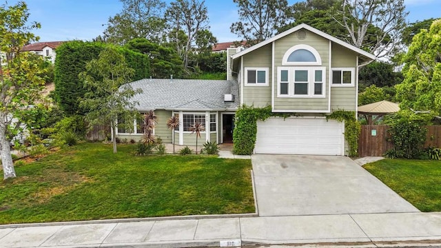 915 Lake Ridge Dr, San Marcos, CA 92078 - view of front of house with driveway and a garage
