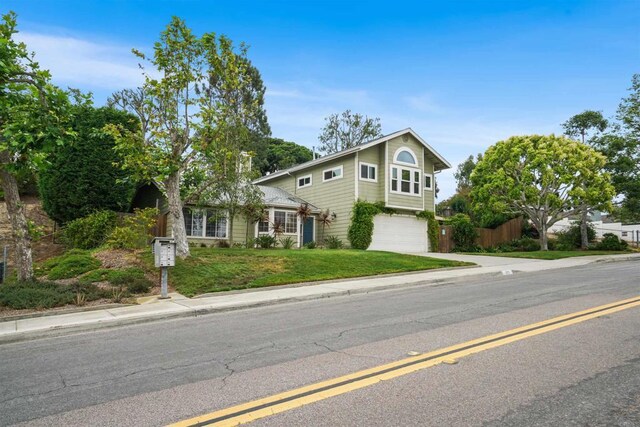 915 Lake Ridge Dr, San Marcos, CA 92078 - view of front of house with a garage and driveway