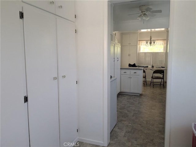 639 Scottdale Ave, Glendora, CA 91740 - corridor with a chandelier