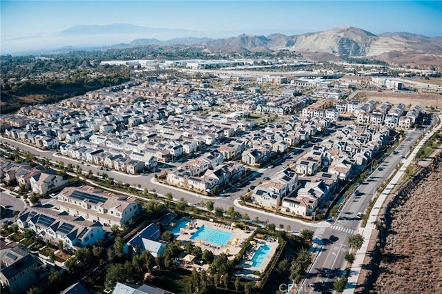 4098 Summer Way, Corona, CA 92883 - aerial overview of property's location featuring a mountainous background