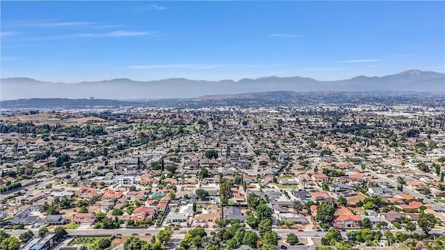 18295 Aguiro St, Rowland Heights, CA 91748 - drone / aerial view of a mountain backdrop