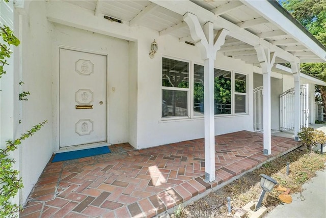 18295 Aguiro St, Rowland Heights, CA 91748 - entrance to property with stucco siding and covered porch
