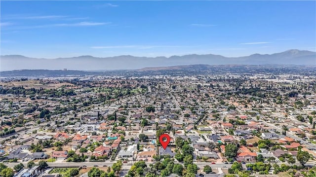 18295 Aguiro St, Rowland Heights, CA 91748 - bird's eye view of a mountainous background
