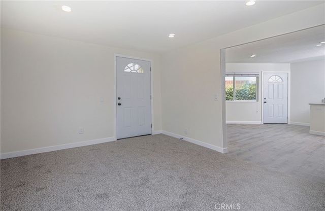 4781 Kona Kove Way, Yorba Linda, CA 92886 - carpeted entrance foyer featuring recessed lighting and baseboards