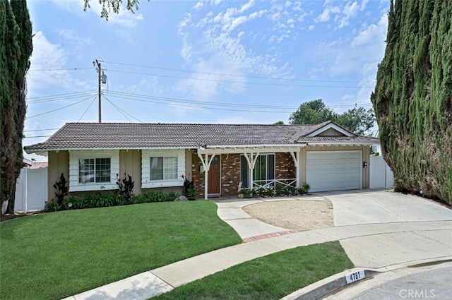 4781 Kona Kove Way, Yorba Linda, CA 92886 - ranch-style home with driveway, an attached garage, and a tiled roof
