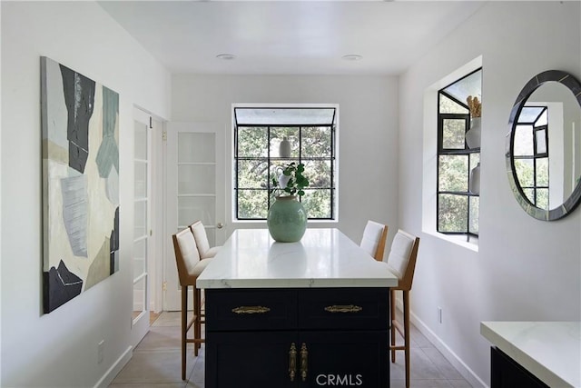 2982 Edgewick Rd, Glendale, CA 91206 - dining space featuring light tile patterned flooring and baseboards