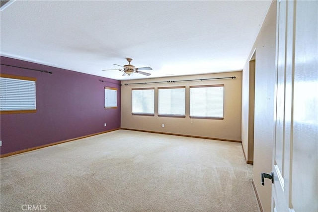 14145 Prairie Creek Pl, Eastvale, CA 92880 - spare room featuring light colored carpet and ceiling fan