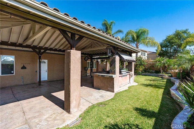 14145 Prairie Creek Pl, Eastvale, CA 92880 - view of patio with area for grilling