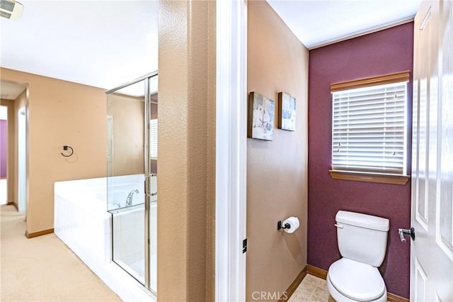 14145 Prairie Creek Pl, Eastvale, CA 92880 - full bathroom featuring a stall shower and a bath