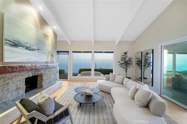 32131 Sea Island Dr, Dana Point, CA 92629 - living room featuring wood finished floors and a fireplace
