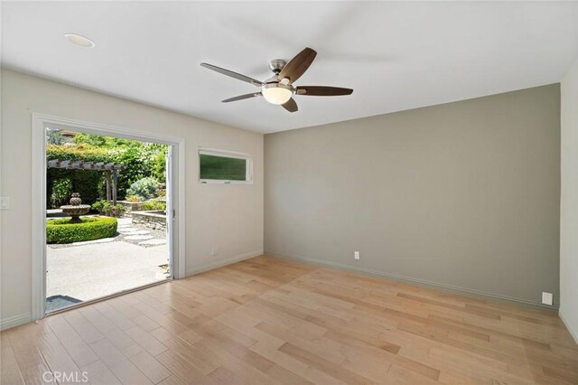 32131 Sea Island Dr, Dana Point, CA 92629 - unfurnished room featuring light wood finished floors and ceiling fan