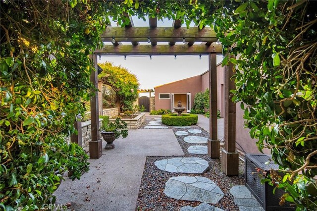 32131 Sea Island Dr, Dana Point, CA 92629 - view of yard featuring a pergola and a patio