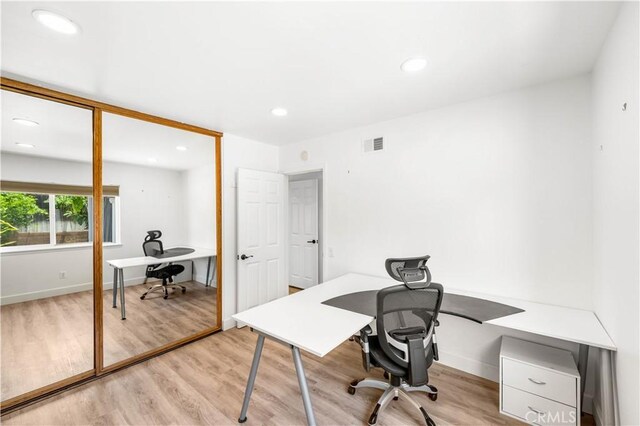 1707 Gay Park Way, Hacienda Heights, CA 91745 - office space featuring light wood-type flooring and recessed lighting