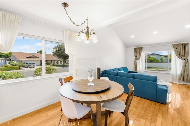 1707 Gay Park Way, Hacienda Heights, CA 91745 - dining area featuring a chandelier and light wood-style flooring