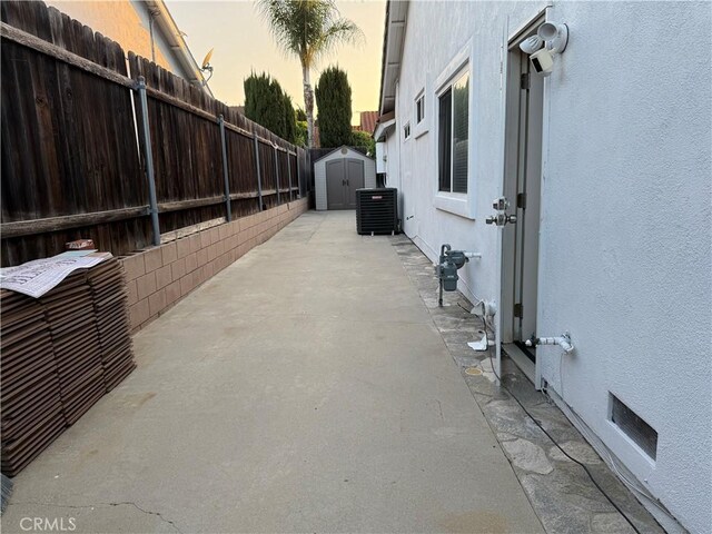 1707 Gay Park Way, Hacienda Heights, CA 91745 - fenced backyard with a storage unit and a patio