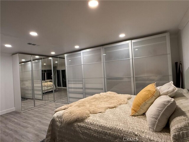 1707 Gay Park Way, Hacienda Heights, CA 91745 - bedroom with wood finished floors and recessed lighting