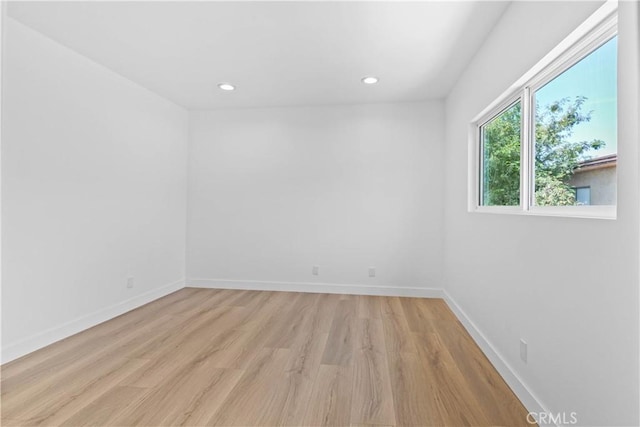 9019 Cedros Ave Unit 2, Panorama City, CA 91402 - spare room featuring light wood-style flooring and recessed lighting