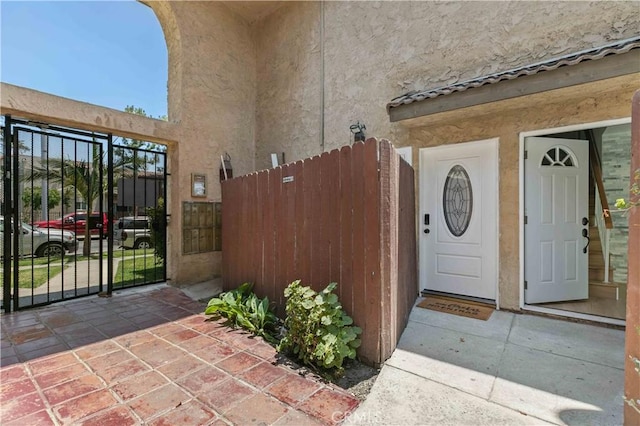 9019 Cedros Ave Unit 2, Panorama City, CA 91402 - doorway to property with a gate and stucco siding