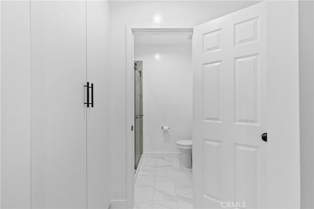 9019 Cedros Ave Unit 2, Panorama City, CA 91402 - full bath featuring marble finish flooring and a shower stall