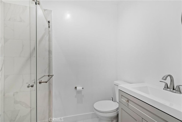 9019 Cedros Ave Unit 2, Panorama City, CA 91402 - bathroom featuring a stall shower and vanity