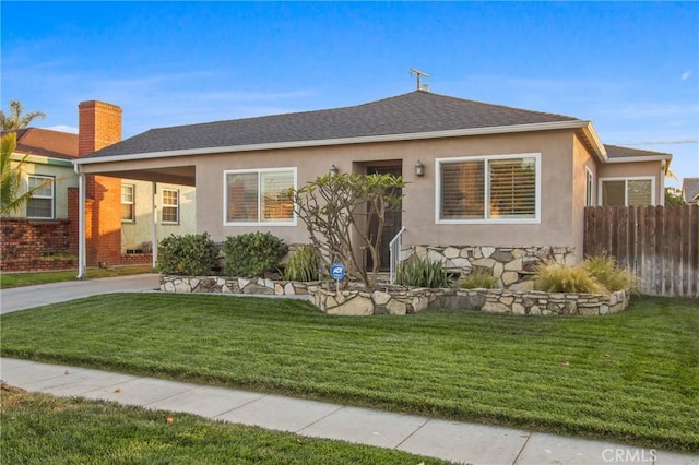 2283 Ximeno Ave, Long Beach, CA 90815 - view of front facade with stucco siding, roof with shingles, and concrete driveway